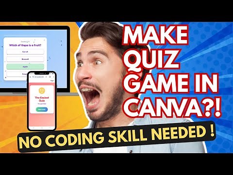 How to Create an Interactive Web based Quiz Game in Canva (No Coding!)