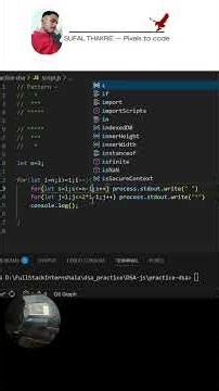 Inverted Pyramid Pattern in JavaScript 🔥 (Must-Know Trick!) #coding #javascript