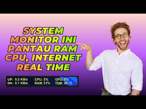 This System Monitor Monitors RAM, CPU, Internet, and More Usage in Real Time