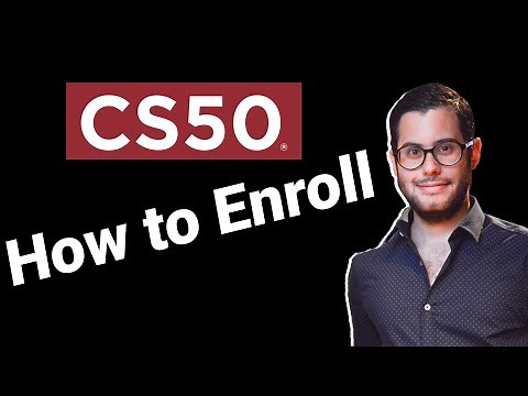 How to enroll in cs50 course
