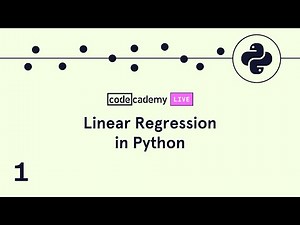 Codecademy Live Linear Regression #1: Introduction To Simple Linear Regression