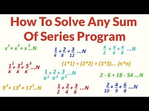 Solve any series program in Java - Part 1
