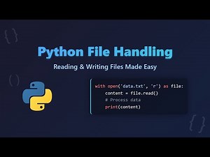 Python File Handling for Beginners: Read & Write Files Easily!