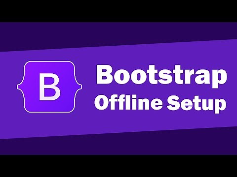 How to download Bootstrap and use it in your project | Bootstrap Offline Setup