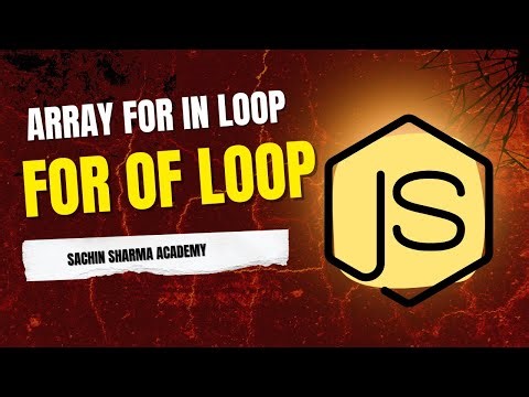 JavaScript for...in vs for...of Loop Explained with Examples | JS Tutorial | Step by Step guide #js