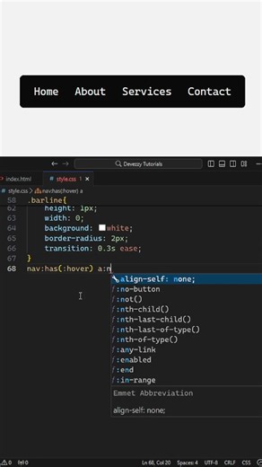 Sleek CSS Nav Menu Hover Effects | Quick Web Design Tutorial