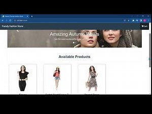 Ecommerce website using Html, CSS and Flask framework