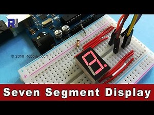 How to use seven segment LED display with Arduino RJT149