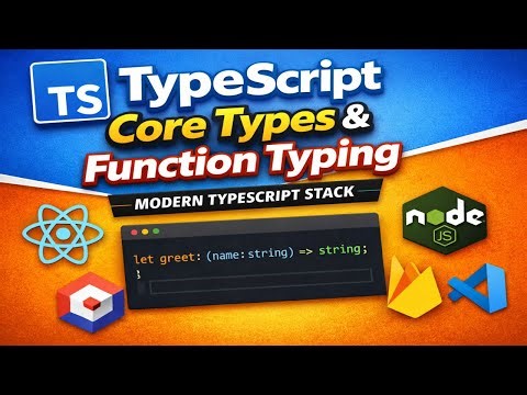 Master TypeScript: Core Types & Function Typing Guide