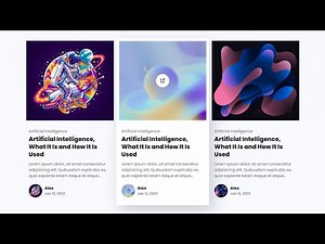 How To Create A Blog Section Only Using HTML and CSS