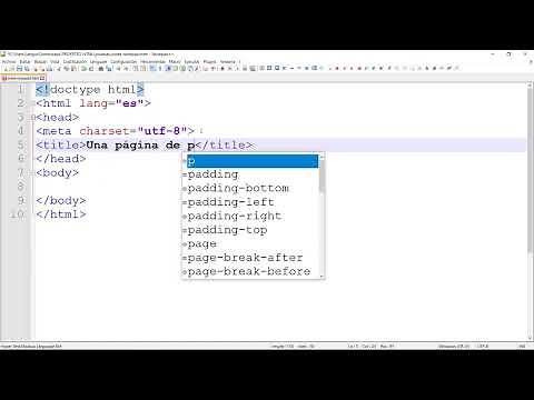 Primeros pasos con Notepad++