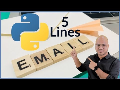 Sending Email using Python in 5 statements