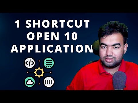 How to open multiple applications with 1 shortcut in windows 10 / 11