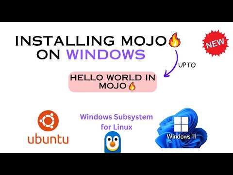 How to install Mojo and how to write first hello world - Updated.