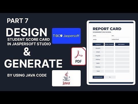 How to Generate PDF with Java | Jasper Report Tutorial Part 7