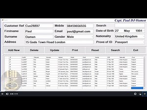 How to Create Data Entry Form using SQLite Database in Visual Basic.Net - Part 1 of 2