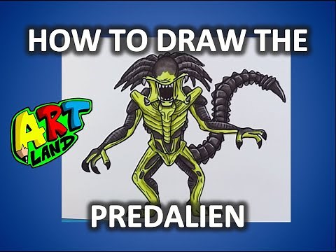 How to Draw a PREDALIEN!!