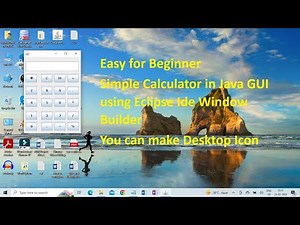 Calculator Project in Java Swing GUI Application Eclipse Ide Easy for Beginner #calculator