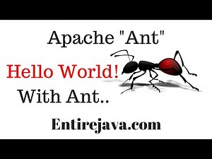 HelloWorld With Apache Ant - Easy First Example