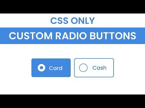 Custom Radio Buttons CSS