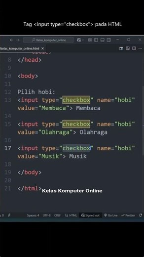 Using Checkboxes in HTML Forms #coding