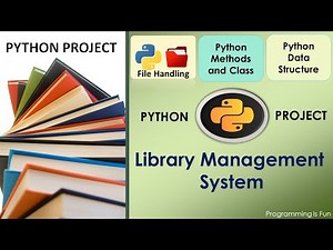 Python Project | Python Library Management System Project - Full Tutorial#39
