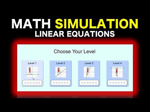 How to Simulate Linear Equations | Math SIMULATION