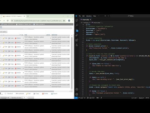 How to insert data from a json file in the database php mysql