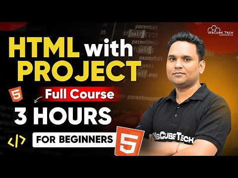HTML Full Course for Beginners in HINDI | Learn HTML with Projects in 3 Hours [2026]