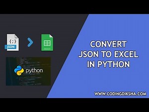 Convert JSON to Excel using json2excel Library in Python