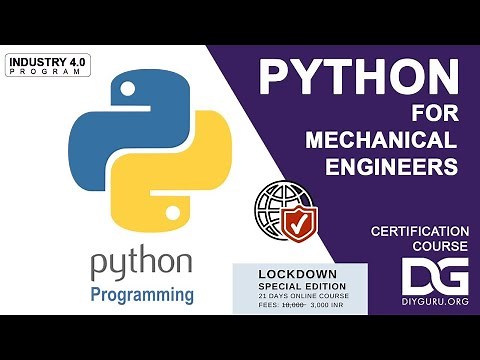 Introduction to Python for Mechanical Engineers | DIYguru