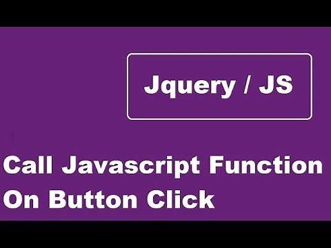 Call JavaScript Function On HTML Button Click