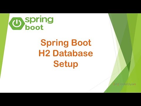 Spring Boot - How to Setup H2 Database