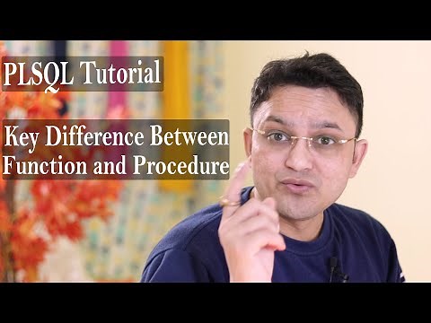 PLSQL Tutorial#13 Key Points in Function and Procedure Difference in Procedure and function