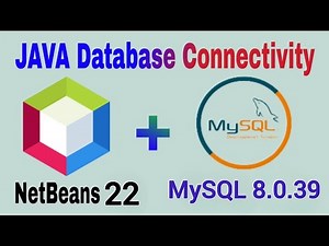 How to connect MySql Database 8.0.39 & Java NetBeans IDE 22 Using Connector-j Driver || JDBC in java