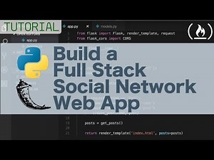 Full stack Python Flask tutorial - Build a social network