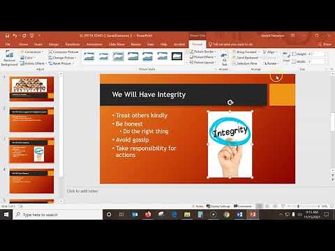 CS110 PowerPoint Module 1 SAM Module Project 2
