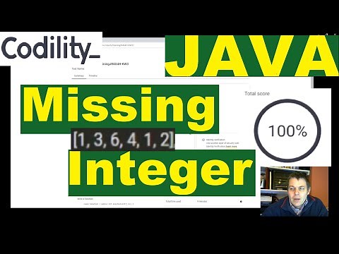 Codility Missing Integer Java solution