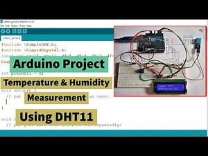DHT11 Temperature & Humidity Sensor with Arduino