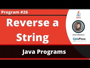 Java program to reverse a String