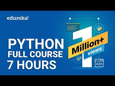 Python Tutorial For Beginners | Python Full Course From Scratch | Python Programming | Edureka