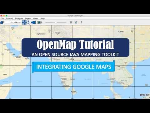 GIS Openmap Tutorial L6 Integrate Google Maps in Java using Netbeans