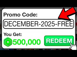This *SECRET* Promo Code Gives FREE ROBUX! (Roblox December 2025)