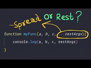 Javascript Rest Parameter and Spread Operator #javascript #coding #programming