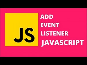 addEventListener JavaScript