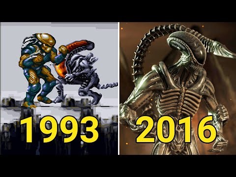 Evolution of Alien Vs Predators Games (1993-2016)