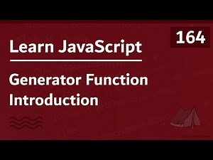 Learn JavaScript In Arabic 2021 - #164 - Generator Function Introduction