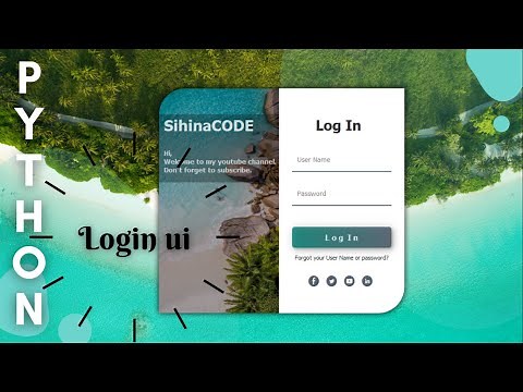 PyQt5 tutorial - login Form GUI 03