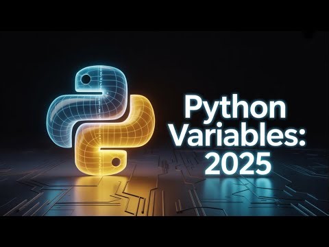 Python Variables Tutorial 2025 — Quick & Simple Guide.
