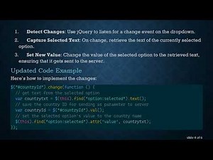 How to Change the Selected Value of a Dropdown Menu in JavaScript